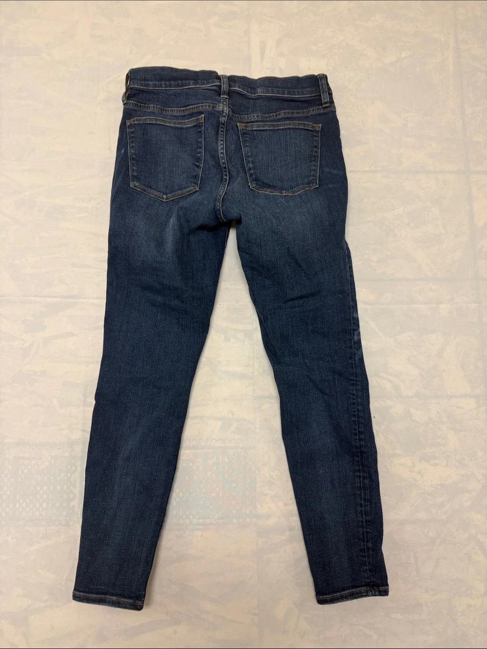 J. Crew Dark Indigo 8” Toothpick Skinny Jeans